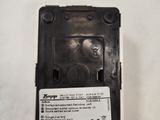 a close up of a cell phone with a barcode on the back of it