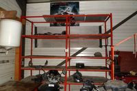 1 Rack à cinq plateaux ; Lg +/- 250 x 300 cm (photo 2)
