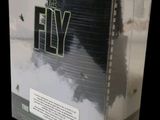 a picture of a box with a picture of the fly on it
