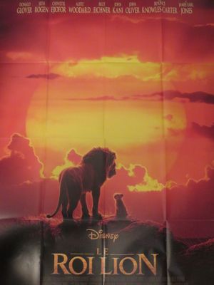 une affiche du film « Le Roi Lion »