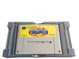 an old nintendo game on a plastic tray on a white surface