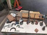 a table with a lot of tools on it