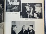 an open book with black and white photos of men in military uniforms