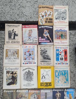 Livres Beaux-Arts, revues : le crapouillot, diversion, visag…