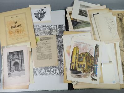 a lot of old books that are on a table