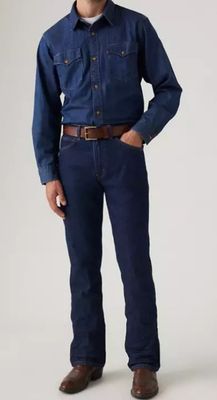 chemise de travail Wrang pour homme, bleu foncé