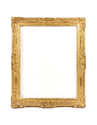 a gold frame with a white background and a white background