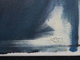 a picture of a painting of a boat in the water
