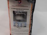 packaging of a black and white photo of a bag of car air freshener