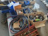 many boxes of assorted tools and tools on the floor