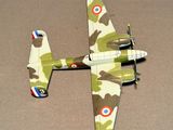 a model of a plane that is sitting on a table