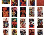 une image représentant un collage de tableaux représentant des personnes aux visages variés