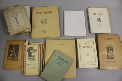 VALERY GIRAUDOUX. 19 volumes. VALERY. Discours de réception …