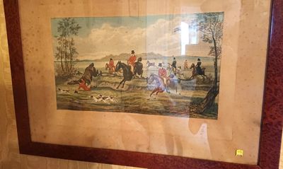 Deux gravures de chasse à courre par ALKEN, lithographie - Photo 1