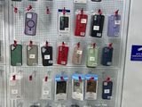many cell phones on display in a store