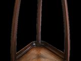 an image of a wooden table with a marble top