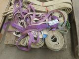 a box full of different types of rope on the floor