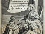an old book with a drawing of a man and a woman sitting on the ground