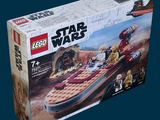 a box with a lego star wars set inside of it