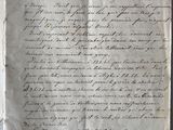 une feuille de papier sur laquelle on peut écrire, posée sur une table