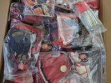 a cardboard box filled with assorted items for sale