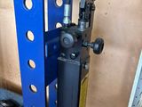 a picture of a machine that is in a garage