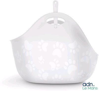 une image représentant un sac blanc muni d'une anse