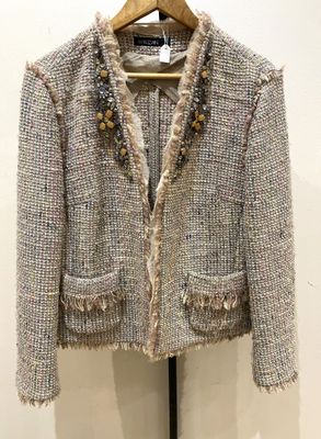 MARC CAIN Veste dans le goût de Chanel Taille 4, Italie