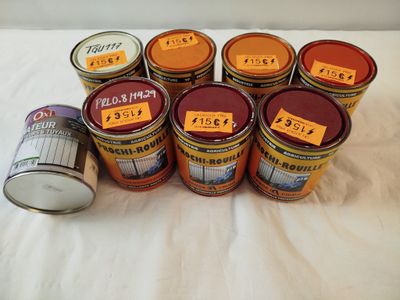 Lot de 8 - ARMOR CHIMIE ET OXI - Cet ensemble contient de la…
