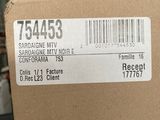 a box with a price label on it sitting on a table