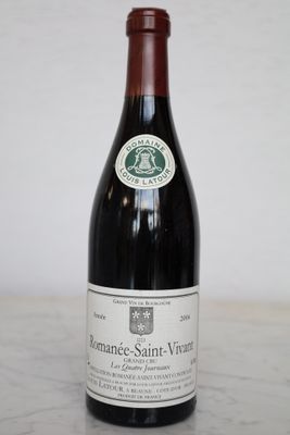 Une bouteille de Romanée-Saint-Vivant Grand cru les 4 journa…