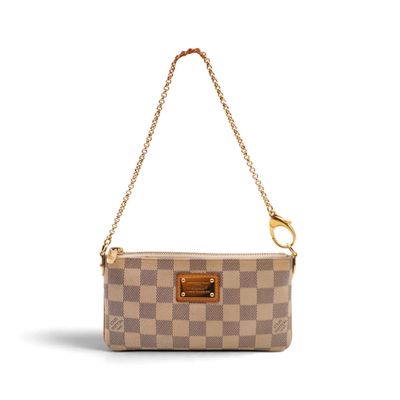 Pochette Louis Vuitton Damier avec bandoulière à chaîne