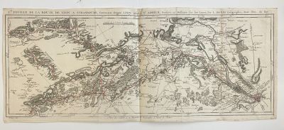 an old map of the british coast showing the extent of the island