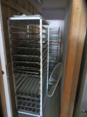 an image of a rack of food in a kitchen