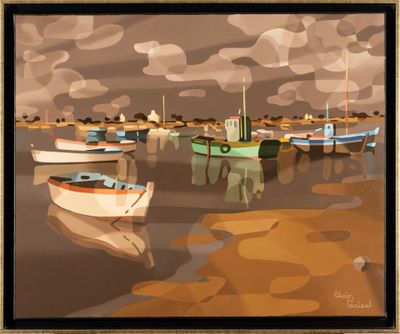 many boats that are sitting in the water
