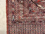 a close up of a rug on the floor