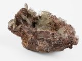 un petit morceau de roche recouvert de nombreux cristaux