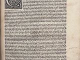 an old book with a black and white image on it