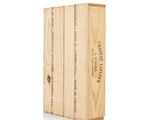 a couple of wooden boxes sitting on top of each other