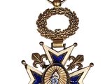 an image of a medal with a star on top of it