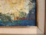 a picture of a painting on the wall of a room