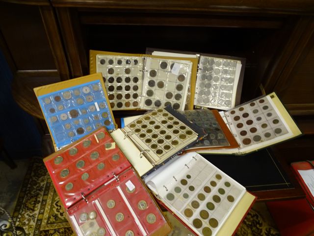 Collection de pièces de monnaies anciennes France et étranger , j...