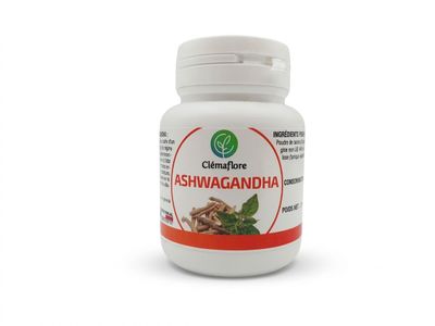 CLÉMAFLORE - Ashwagandha - 90 gélules végétales - Équilibre …