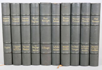 [ÉCRIVAINS]. Ensemble de 10 Volumes.