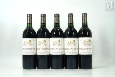 CH. PEYMOUTON CH. PEYMOUTON, Saint-Émilion, 1995 - 5 bouteil…