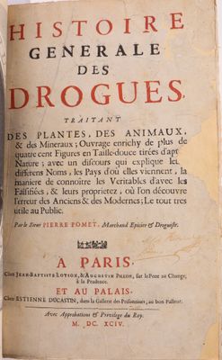 POMET (Pierre). Histoire générale des drogues. Paris, Jean-B… - Photo 1