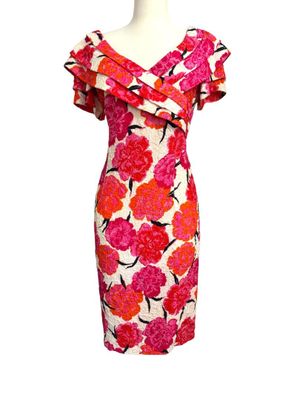 pink and red floral dress on a mannequin mannequin mannequin mannequin mannequin mannequin mannequin mannequin mann