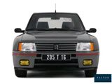 a car that is parked in front of a white background