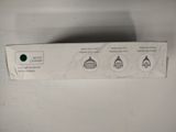 a close up of a white box with instructions on it
