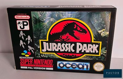 a box with a picture of a dinosaur on it